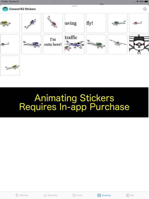 Screenshot #6 pour Cessna 182 Sticker App