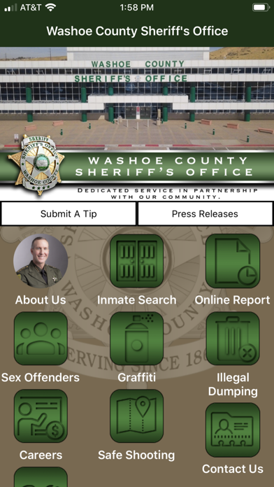 Washoe County Sheriff Screenshot