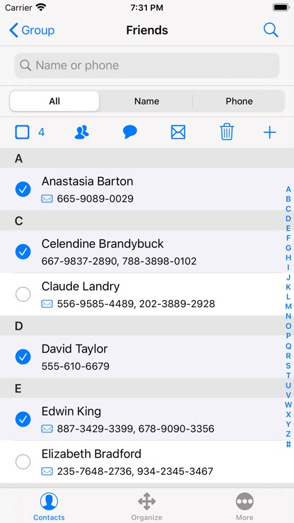iContacts: Group Contacts