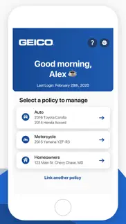 geico mobile - car insurance iphone screenshot 2