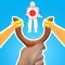 Shoot the enemies with your slingshot and save the girl