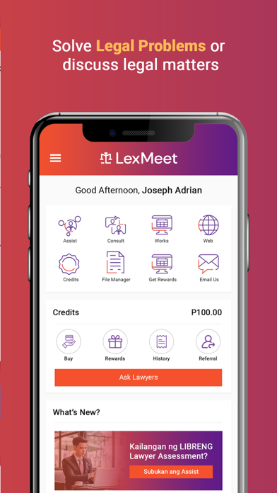 LexMeet-Legal Help In A Click Screenshot