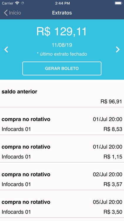 Cartão Lopes screenshot-3