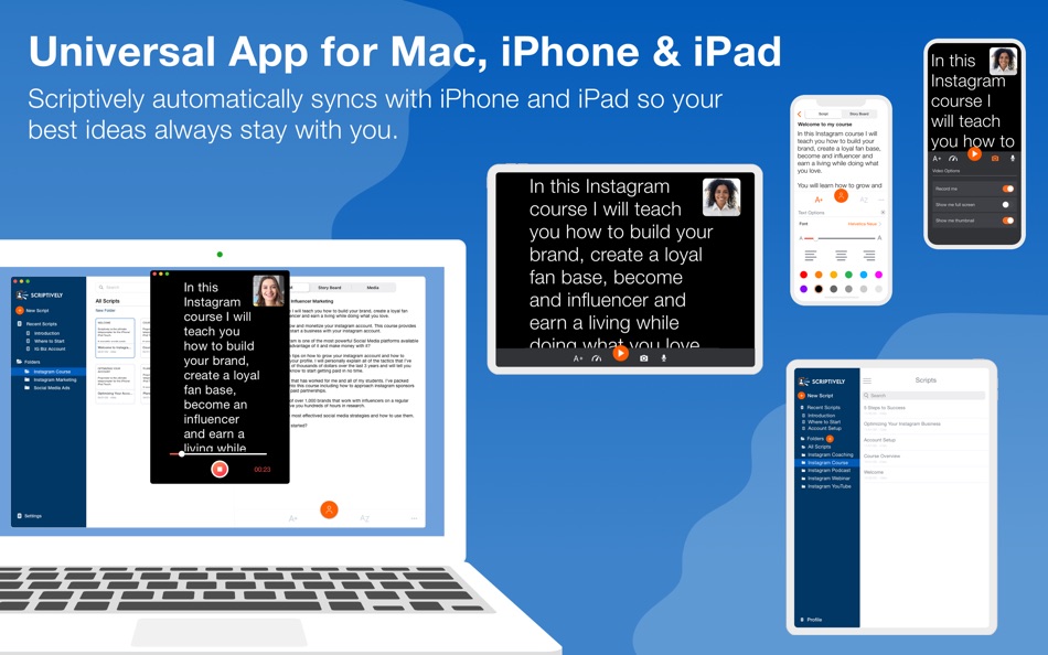 #1. Scriptively - Teleprompter App (macOS) 由: Scriptively, LLC
