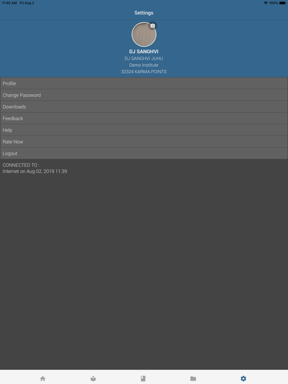 Impartus Lecture Capture iPad screenshot