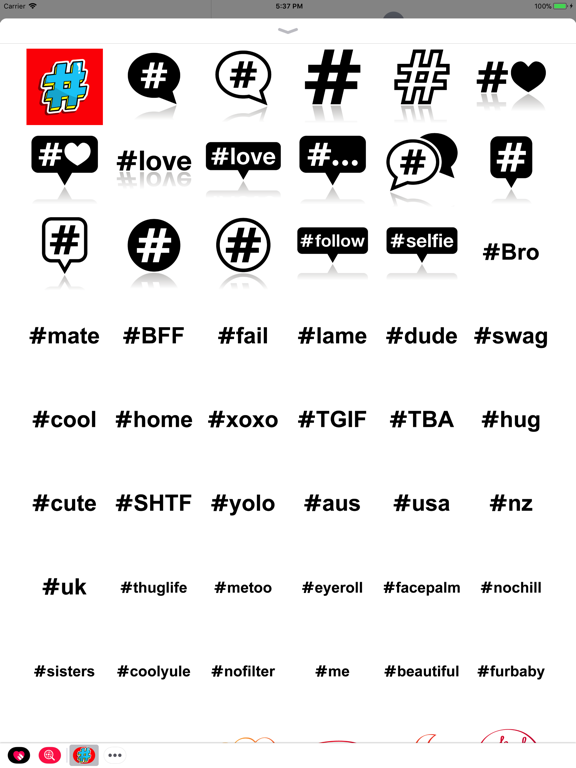 Screenshot #4 pour Hashtags