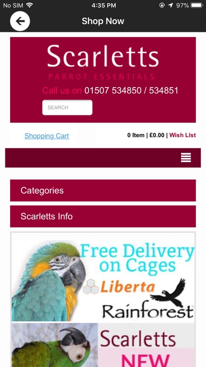 Scarletts Parrot Essentials