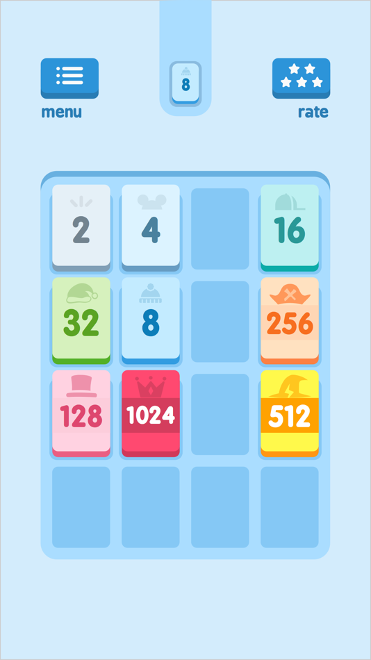 #5. 2048 Bx - Number Puzzle Game (iOS) By: Dang Nguyen