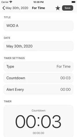 Game screenshot WOD Workout Timer and Log apk