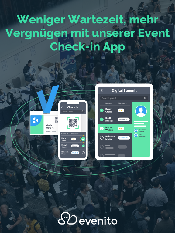 Screenshot #4 pour evenito: Check-In & Guest List