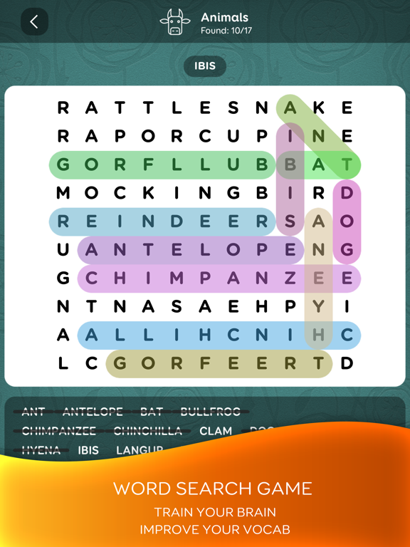 WordYoga: Word Game Collection iPad screenshot