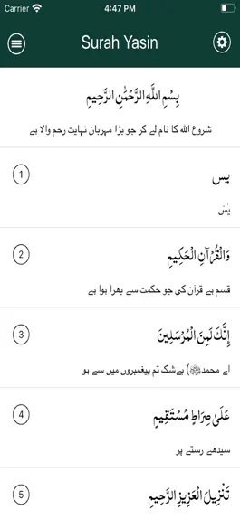 Game screenshot Surah Yasin in Urdu apk
