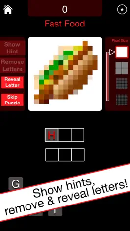 The game Pixel Guess Game Game screenshot Pixel Guess Game apk