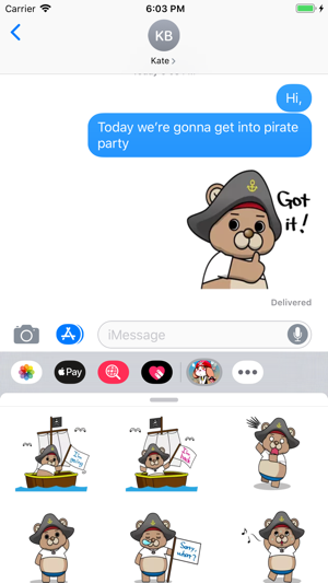 Funny Pirates Stickers(圖2)-速報App