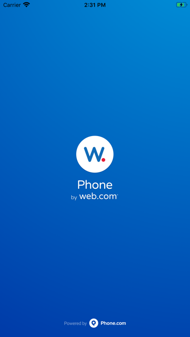 Screenshot 1 of Phone By Web.com App