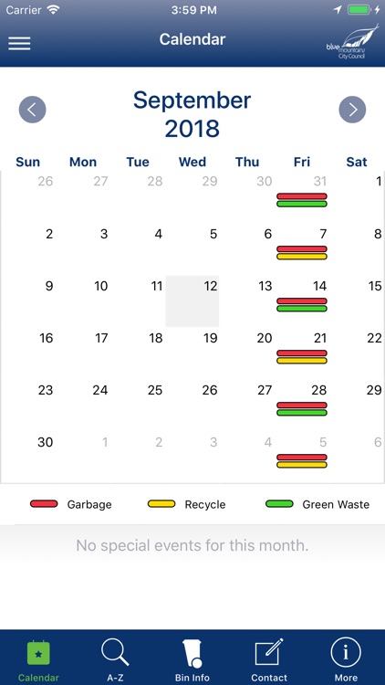 Blue Mountains Waste App