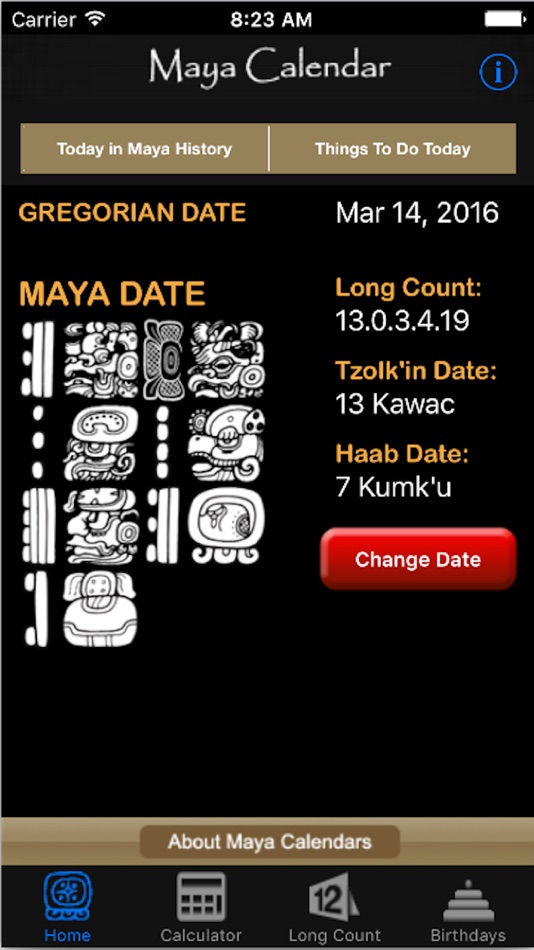 #1. Maya Calendar (iOS) 由: Edwin Barnhart