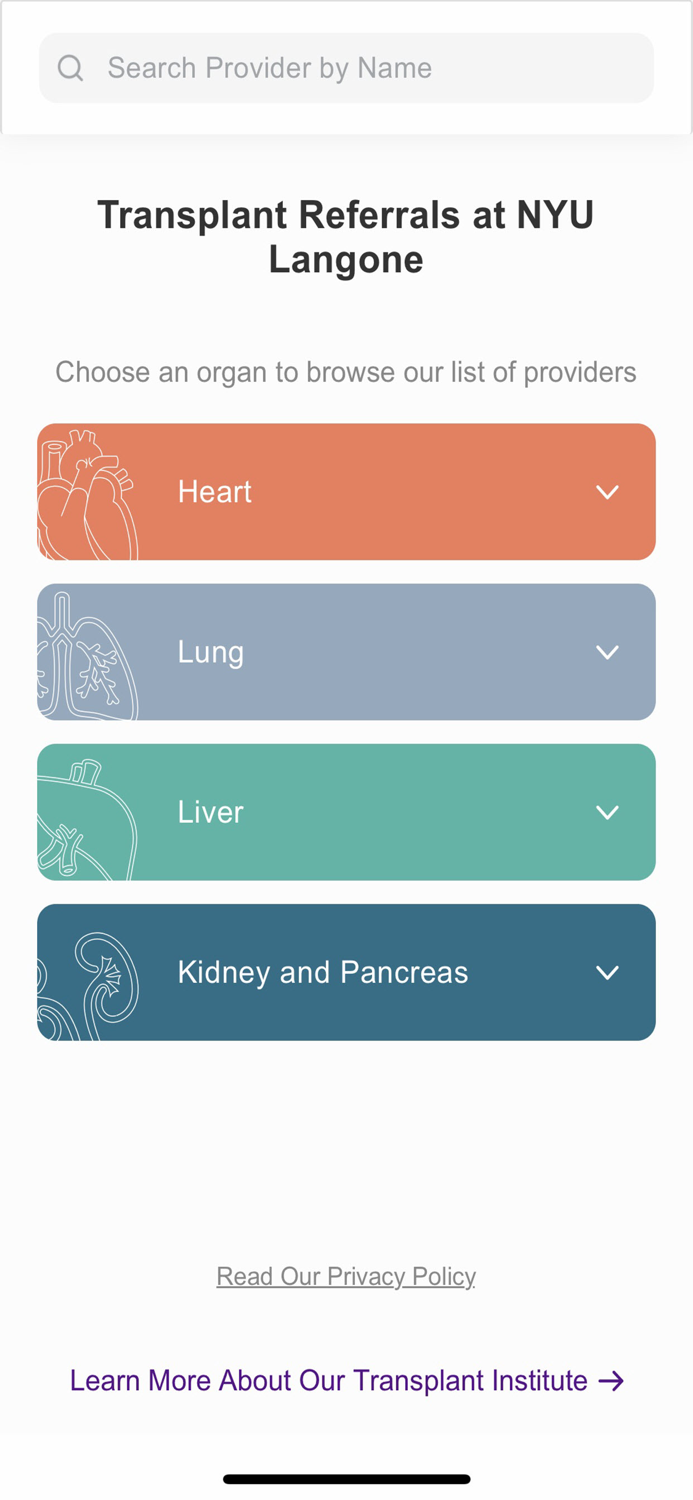 Transplant Referrals