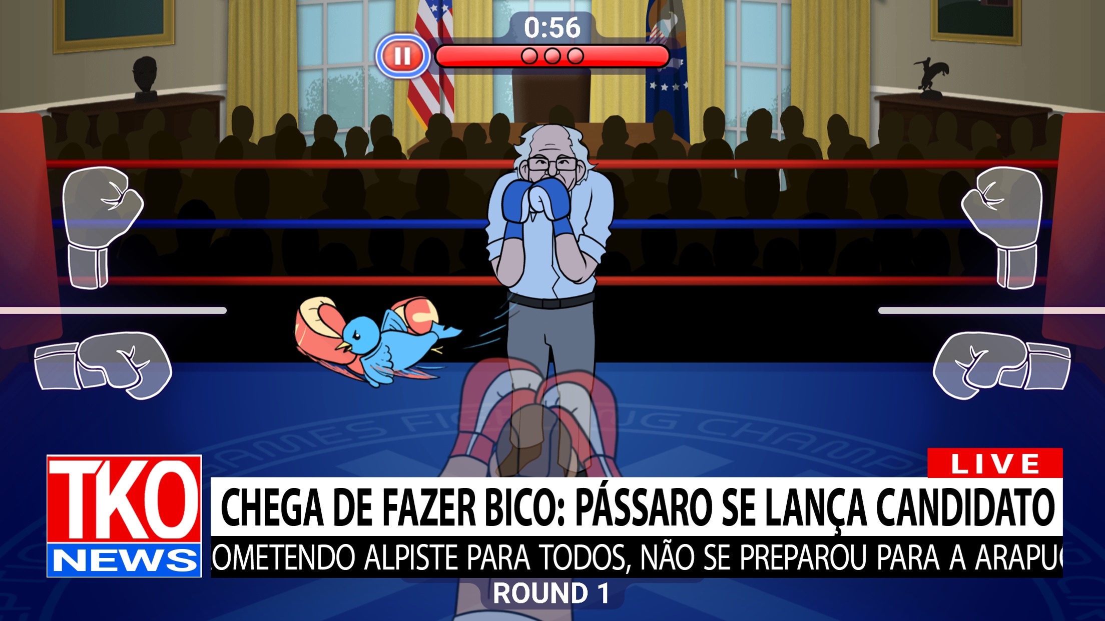 Screenshot do app Election Year Knockout