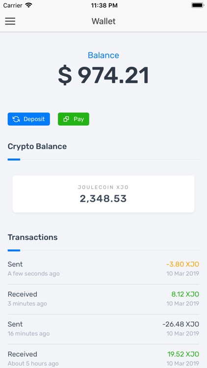 ExByte - Wallet