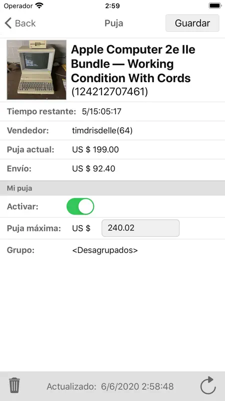 Myibidder Auction Sniper screenshot 3 of 8