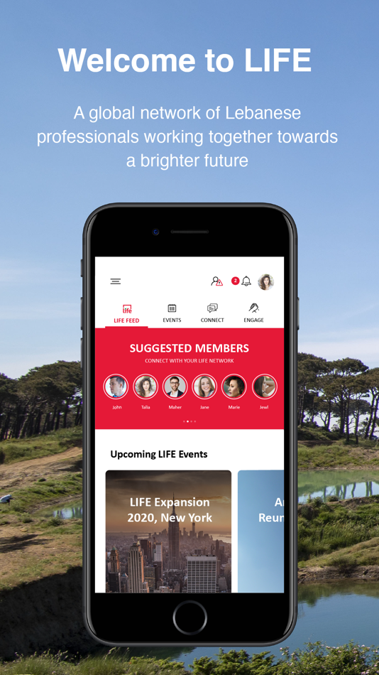 #1. LIFE network (iOS) 由: Lebanese International Finance Executives