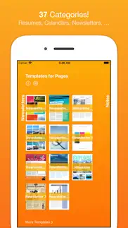 templates for pages (nobody) iphone screenshot 2