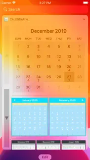 calendar widget iphone screenshot 3