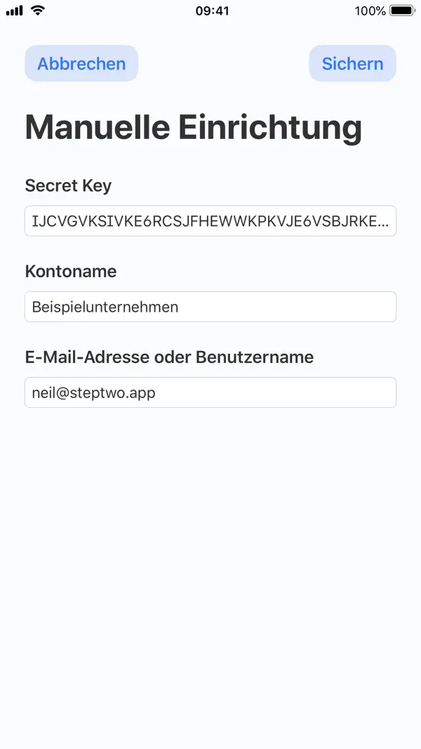 Step Two Screenshot 4