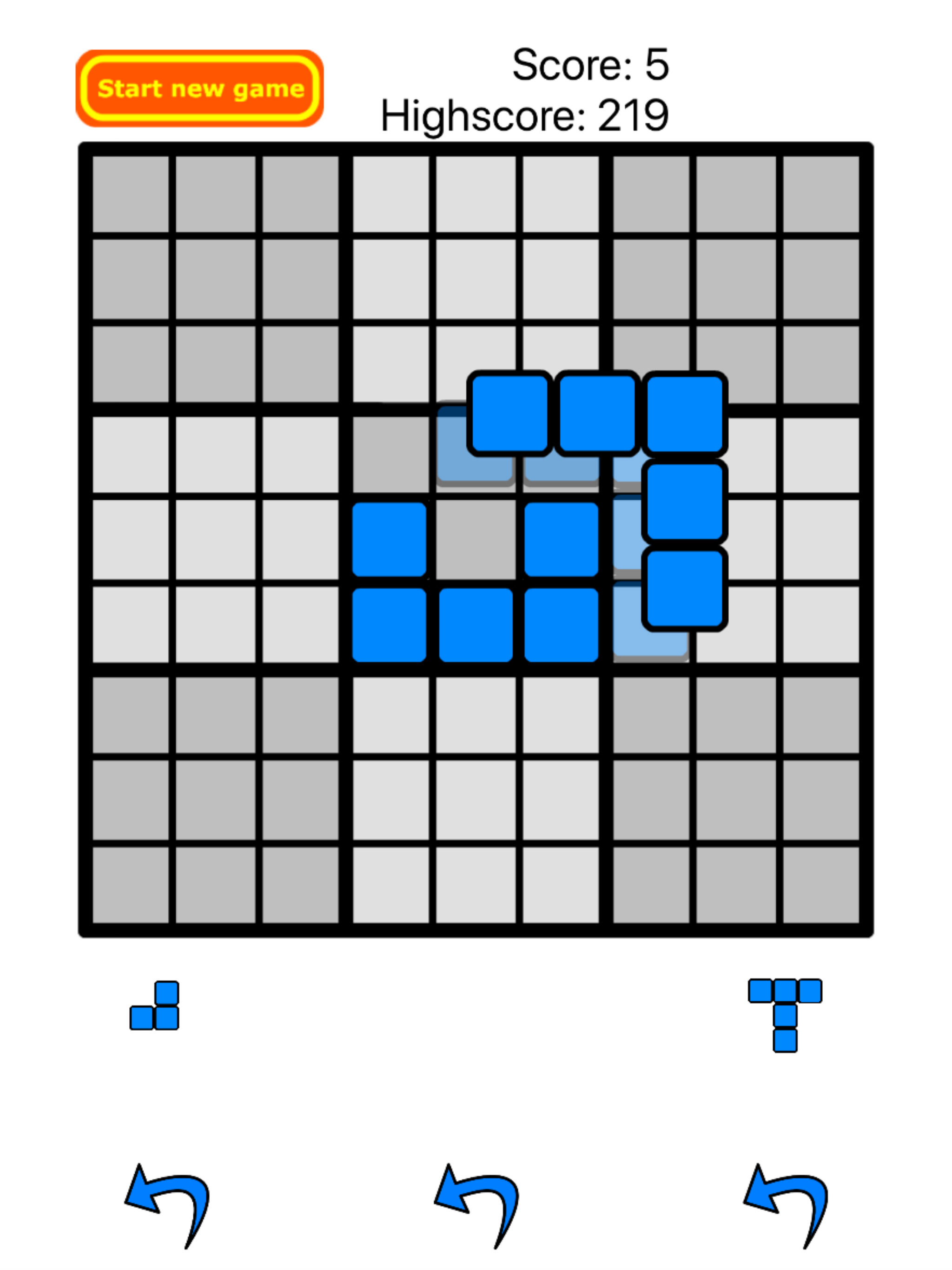Rotate and puzzle blocks screenshot 4