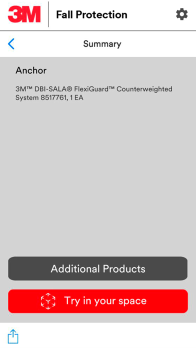 Fall Protection Configurator Screenshot