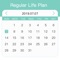 "Regular Life Plan" is an app for making life plans