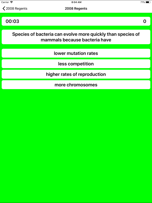 Screenshot #6 pour Living Environment Test Prep