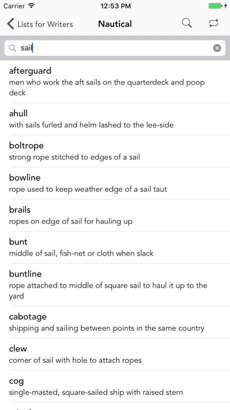 Lists for Writers