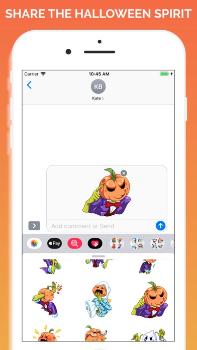 Pumpkin Head Emojis screenshot 4