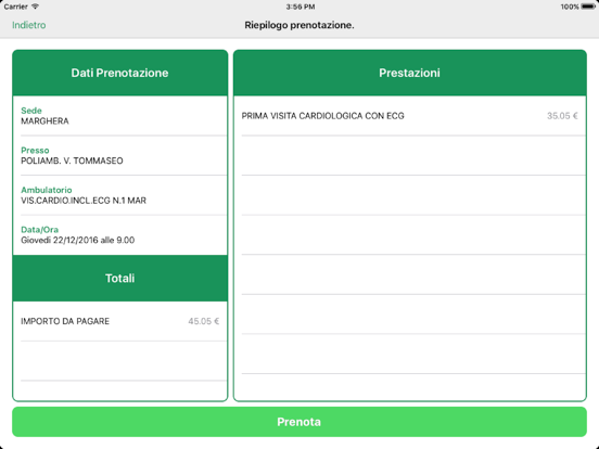 Screenshot #5 pour ULSS 4 iCUP Mobile