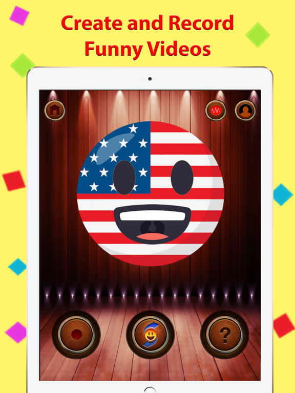 Talking Emoji Me Face Maker iPad screenshot 2 - Entertainment app