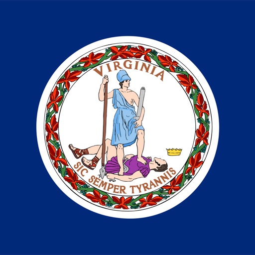 Virginia state - USA stickers