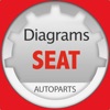 Seat parts and diagrams icon