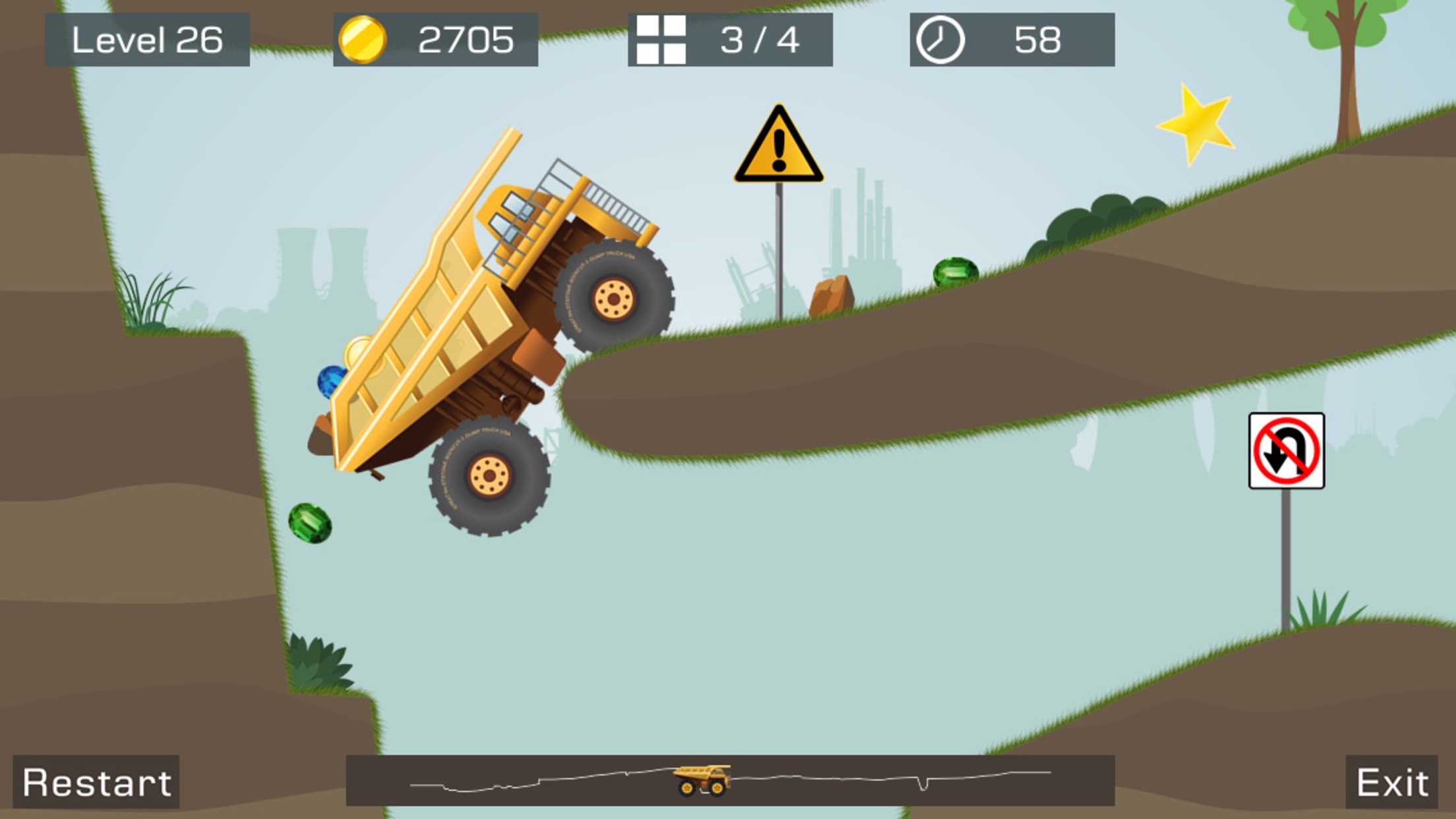 Screenshot do app Big Truck -Mine Express Racing