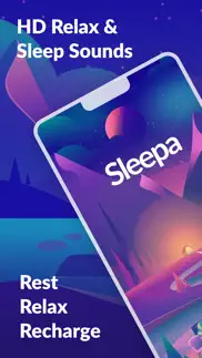 sleepa - relaxing sleep sounds iphone screenshot 1
