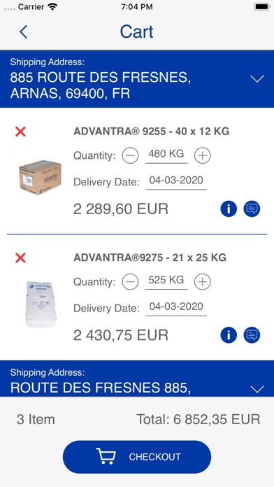 Screenshot #3 pour H.B. Fuller Customer Portal