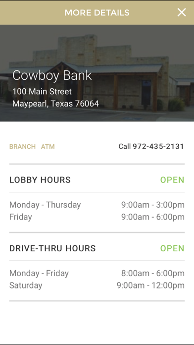 The Cowboy Bank of Texas Screenshot