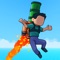 Try to avoid the obstacles you face and fly over the blocks by stacking pieces of jetpack fuel to make your jump bigger as you go