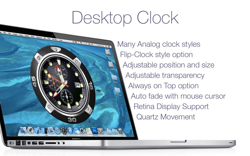 Desktop Clock Live Screenshot