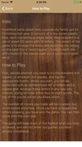 Game screenshot Foreword apk