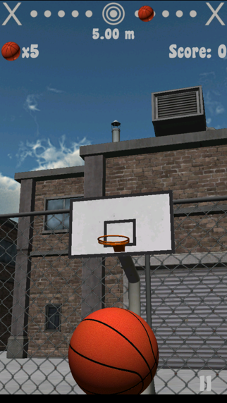 Screenshot #2 pour Basketball Shoot Mania 3D