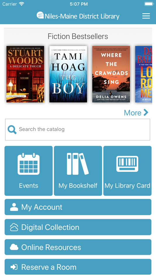 #1. NMDLibrary (iOS) 由: Niles Maine District Library