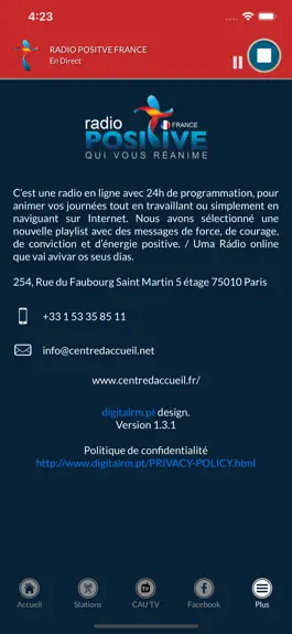 Game screenshot Radio Positive France apk