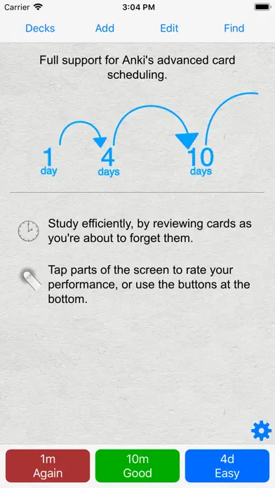 「AnkiMobile Flashcards」截图 2